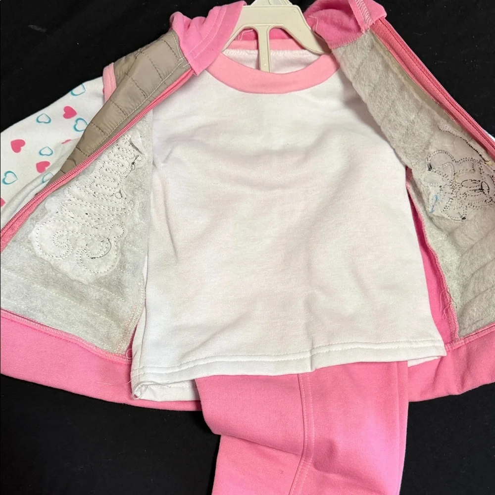Disney Minnie Mouse Kids Matching Set - Pink and Brown